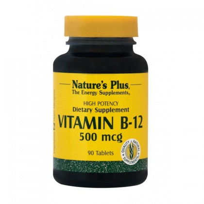 NATURE'S PLUS Vitamin B-12 500 MCG 90tabs